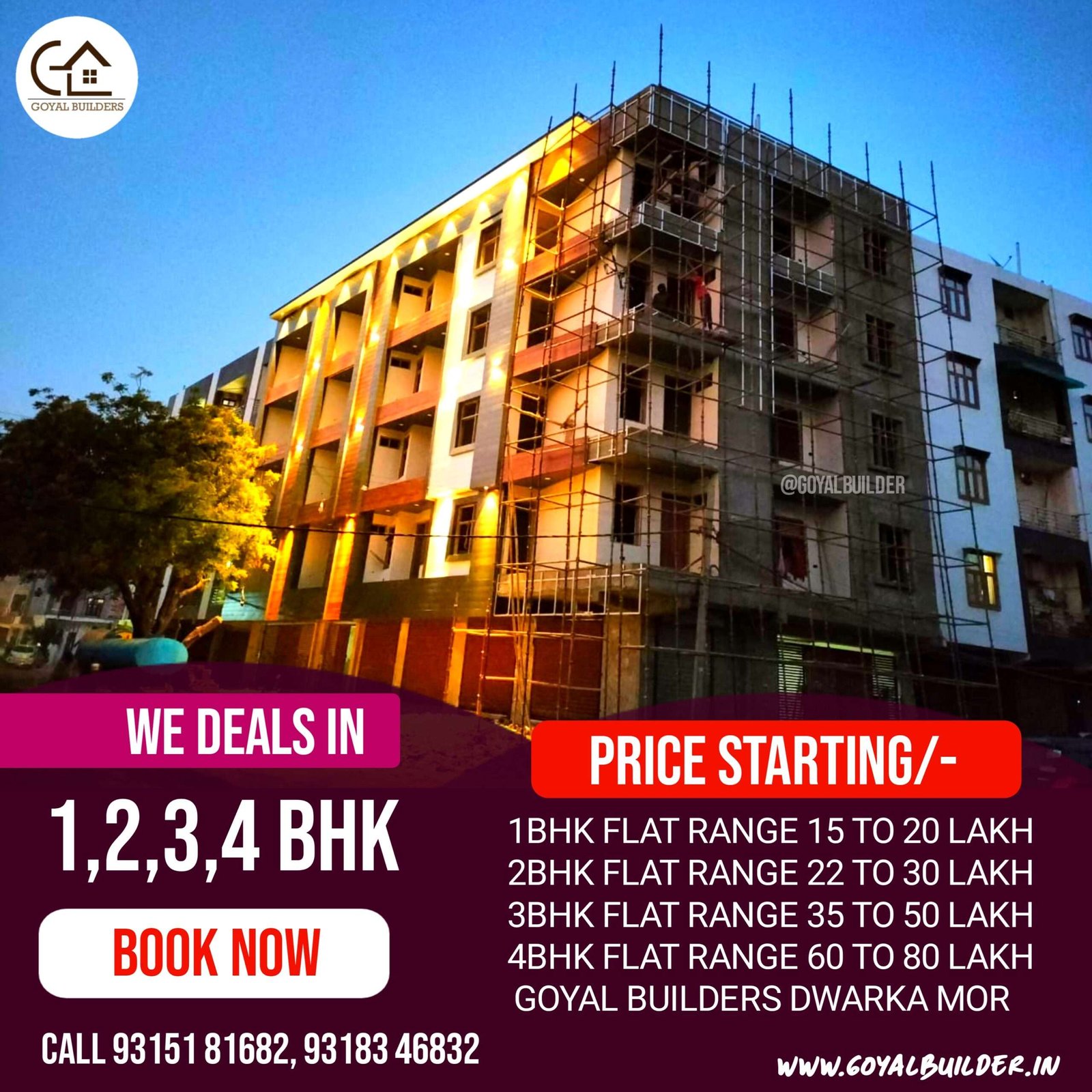 Builder Floors in Dwarka Mor 9 dwaraka mor